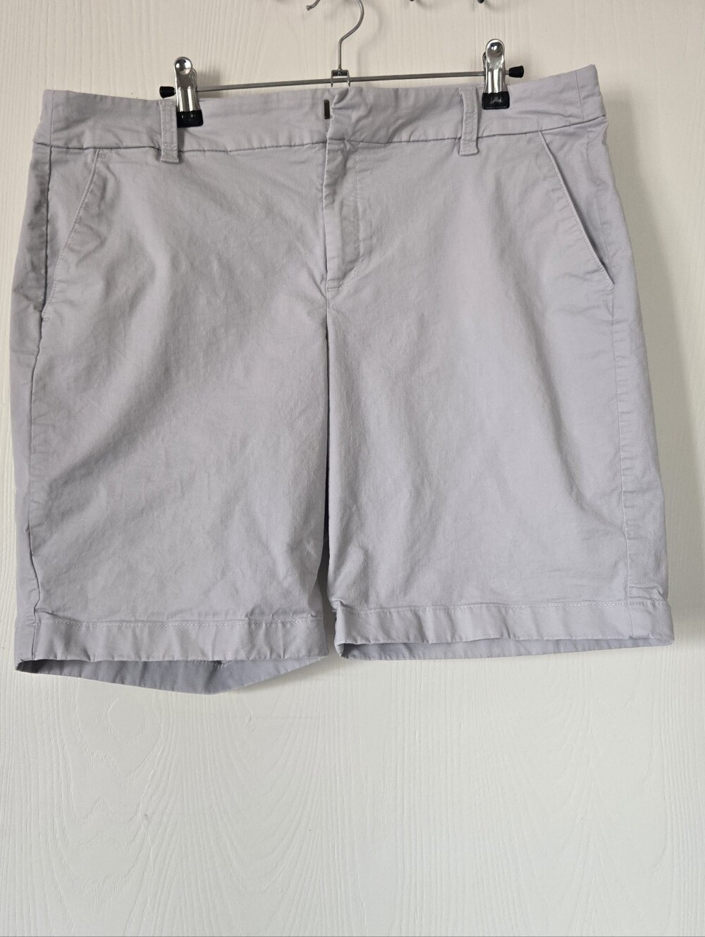 J. Crew Flat Front Chino Shorts Size 14